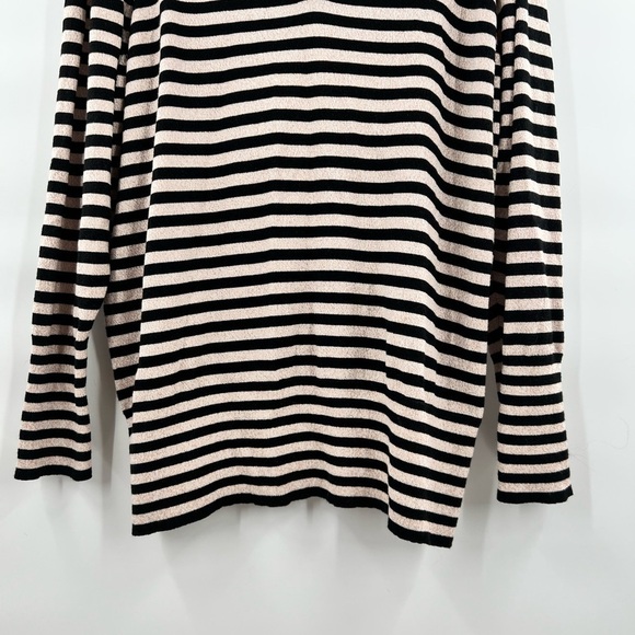 Lane Bryant striped turtleneck long sleeve sweater peekaboo 22/24 - Picture 3 of 11